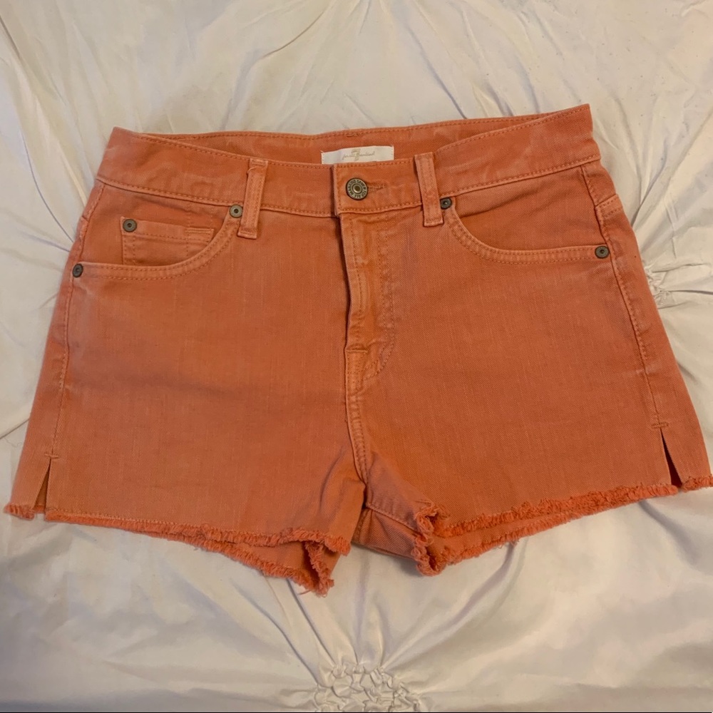 7 for all mankind jean shorts